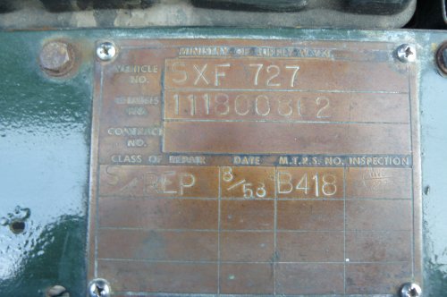 SXF727 Bulkhead Plate